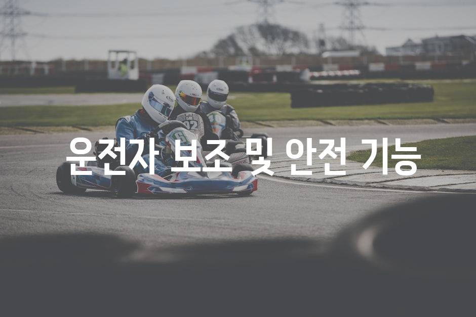  운전자 보조 및 안전 기능