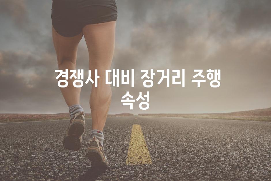  경쟁사 대비 장거리 주행 속성