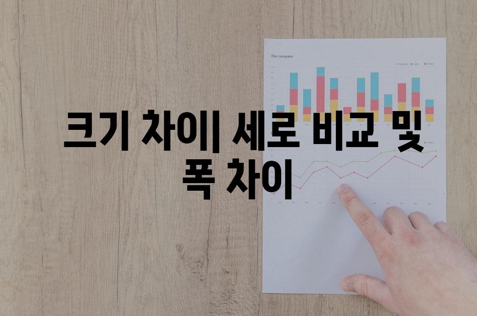  크기 차이| 세로 비교 및 폭 차이