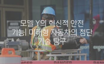 모델 Y의 혁신적 안전 기능| 미래형 자동차의 첨단 기술 탐구