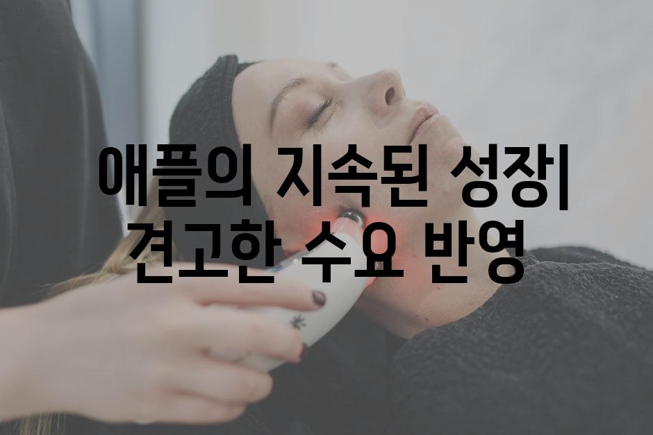  애플의 지속된 성장| 견고한 수요 반영