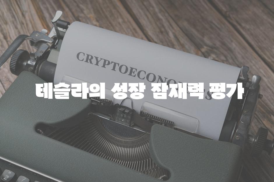  테슬라의 성장 잠재력 평가