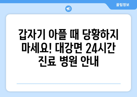 전라북도 남원시 대강면 일요일 휴일 공휴일 야간 진료병원 리스트