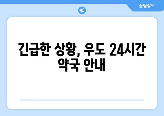 제주도 제주시 우도면 24시간 토요일 일요일 휴일 공휴일 야간 약국