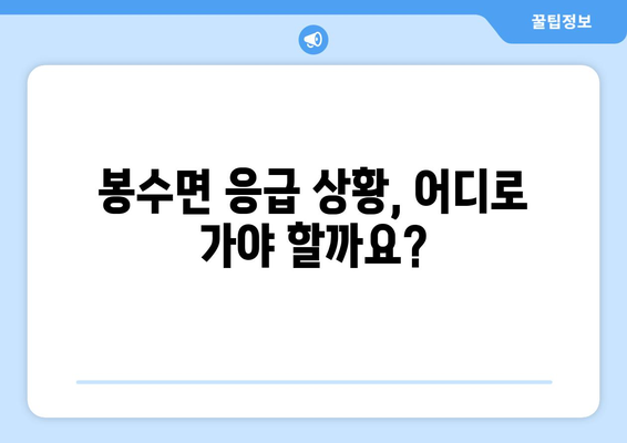 경상남도 의령군 봉수면 일요일 휴일 공휴일 야간 진료병원 리스트