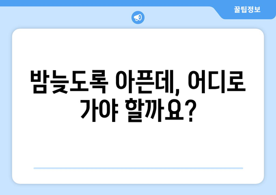 전라남도 순천시 삼산동 일요일 휴일 공휴일 야간 진료병원 리스트