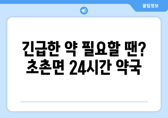 충청남도 부여군 초촌면 24시간 토요일 일요일 휴일 공휴일 야간 약국