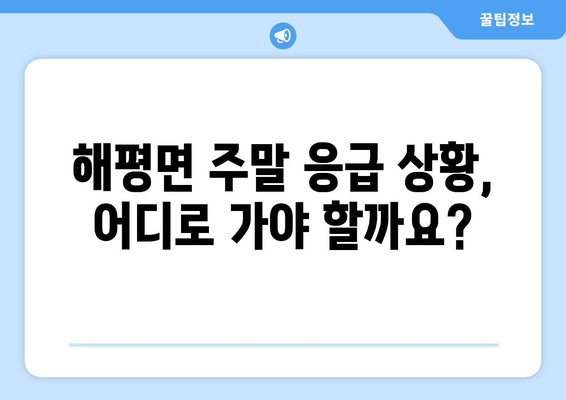 경상북도 구미시 해평면 일요일 휴일 공휴일 야간 진료병원 리스트